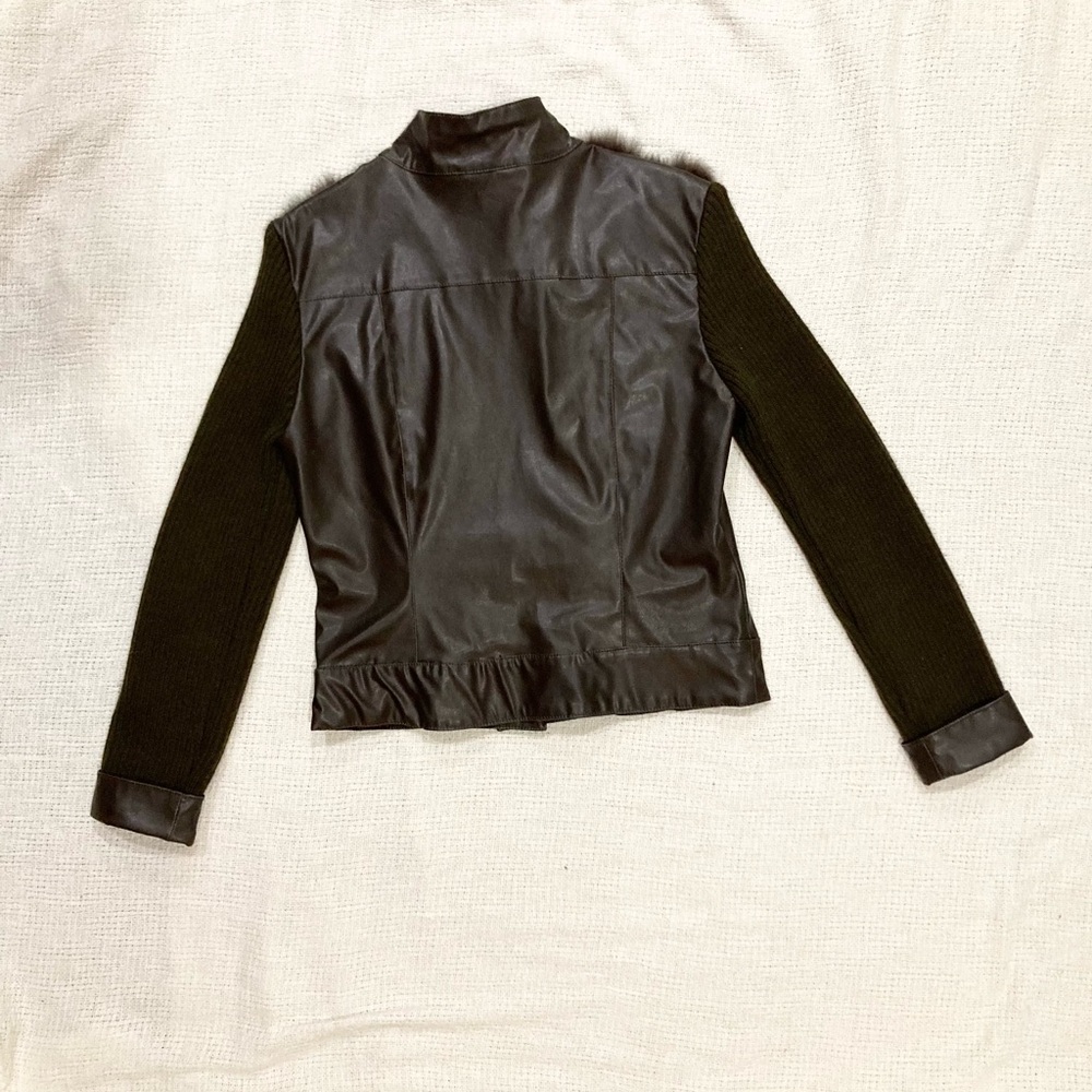 Y2K Rabbit fur trim jacket - Picture 7 of 8
